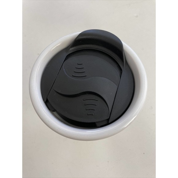 Starbucks Scroll Ceramic Travel Cup 9fl oz Mug with LId 2016 - Picture 5 of 11